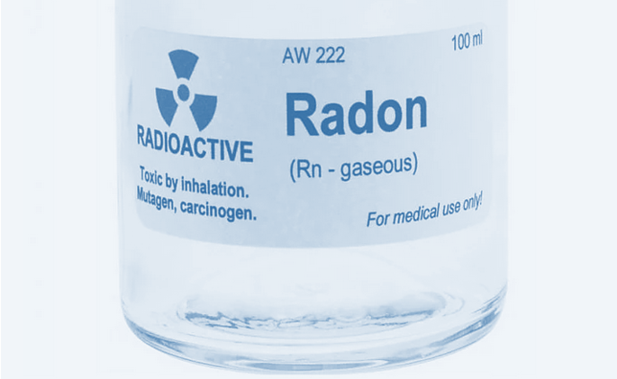 gas radon pequeno